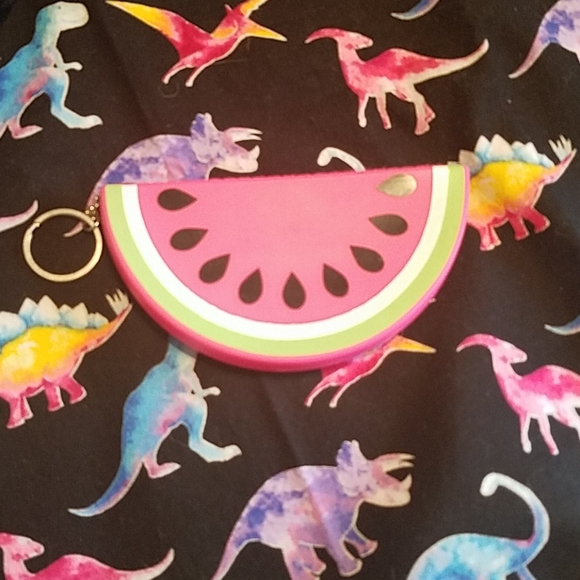 no brand Handbags - 🍑 10/$10 Silicone watermelon coin purse